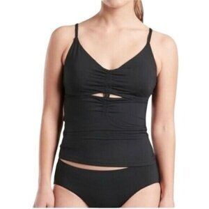 Athleta‎ Womens Villa Bra Cup Tankini Top Swim Tank Size 32 B/C UPF 50+